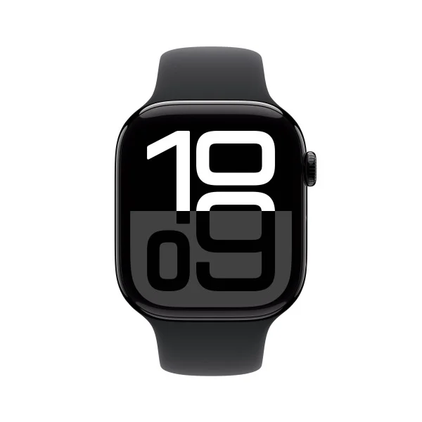 Apple Watch Series 10 GPS + Cellular 46Mm Jet Black Aluminum Case with Sport Band - M/L